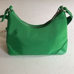 Wild Fable  cross body clutch purse.  Satin Green. Adjustable strap. Like new. Photo 2