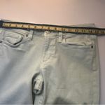 Loft Light Green Skinny Jeans Photo 6