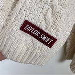 Taylor Swift  Taylor’s Version Red Cream Star Cardigan Cable Knit Sweater M/L Photo 2