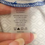 Vince Camuto  Cobalt Blue White Diamond Geometric Pull On Ankle Length Pants Photo 7