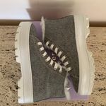 Madden Girl Shadow-F Grey Felt Lug-Sole High-Top Sneakers Photo 12