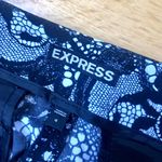 EXPRESS Satin Black & White Dress Shorts Photo 2