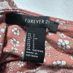Forever 21 Peach Floral Whimsy Garden Girl Flower Mini Dress Small Photo 2