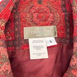The Territory Ahead  Women's Patterned Tapestry Zip-Up Vest Red Size 6‎ Western Photo 3