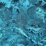 Victoria's Secret Teal Floral Satin Collared Pajama Shirt Nightgown/Top P/S Photo 5