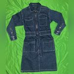 J.Crew NWT 100% Cotton  Denim Midi Dress size 2 Photo 3