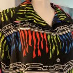 Vue Point by Jordan Vintage Black Polyester Top Shirt Women's Size 1X 14 16 Photo 1