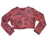 Pretty Little Thing  Plus - Contrast Stitch Mesh Underbust Top in Orange Photo 2