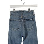AGOLDE 90s Pinch Waist Jeans Button Fly Distressed Lineup Medium Wash Womens 24 Photo 7