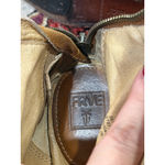 Frye  Steffi Zip Short Leather Ankle Boots Tan Distressed Western Women’s Size 9 Photo 7