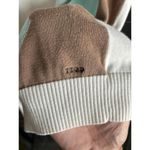 IZOD  XFG Womens Sweater Vest Sz Large White Argyle V Neck Preppy Photo 2