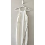BCX  Gown Size‎ Medium White High Slit Sequin Trim Formal Dress Photo 3