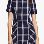 Shoshanna  Layton Plaid Crepe Dress Women’s Size 0 Photo 0