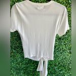 Modern Citizen COPY - - Jude Cropped Tie-Front Top in White - Small | NWOT Photo 14