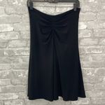 MM.LaFleur M.M.Lafleur Black Ruched Jersey Knit Skirt Photo 5