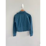 The North Face  Pullover Sweatshirt Womens Size Small Quarter Zip Crop‎ Top Blue Photo 2
