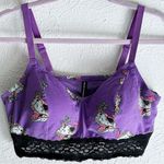 Torrid Lightly Lined Cotton Bralette Dino Party Purple Sz 1 Photo 0