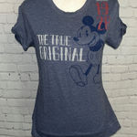 Disney  Parks - Blue Mickey Mouse T Shirt - M Photo 0