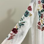 Johnny Was NWOT  Embroidered Floral Bird Long Sleeve Bohemia SHIRT Blouse Sz S Photo 3