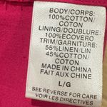 Cami NYC  Cropped Livy Top Women's Raspberry Hot Pink Size L NWT Photo 6