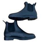 Classic black rainboots waterproof comfortable shoes boots style fall autumn Size 9 Photo 0