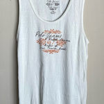 Ralph Lauren Vintage Polo Jeans 67  Women's‎ Size Large White Tank Top Photo 0
