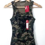 Guess Y2k Camouflage Tank Top Women's XS Graphic Logo Yoga Relaxed Sleeveless Photo 0