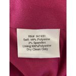 Katie May Edgy Asymmetrical One-Shoulder Gown Magenta Womens Size Large Photo 8