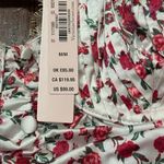 NWT VS For Love and Lemons Melrose pleated long line Bralette Bustier M floral White Size M Photo 8