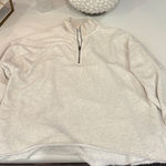 Aerie Soft Cream Long Sleeve 3/4 zip pullover Photo 0