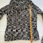 Guess - Black/Gray/White - Cowl Neck - Long Sleeve Sweater - Size Large Photo 9