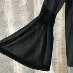 Ultra Flirt -Black Long Sleeve Crew Neck Blouse NWOT Photo 3