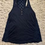 Lucky Brand  Navy Racerback Sleeveless Top Size M Photo 0