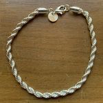 Rope Chain Silver Bracelet Photo 0