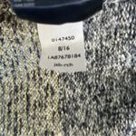 Tommy Hilfiger  Metallic Stripe Cowl Neck Sweater XS Marbled Grey Photo 11