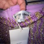 Antik Batik Jeanne Sequined Tulle Skirt in Lavender Size Large/42 NEW Purple Photo 6