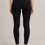 Michael Kors MICHAEL Classic Black Leggings with Fold Down Waist Band Size M Photo 2