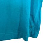 Vintage Escada Sport dark turquoise jeweled beaded ruffled v Photo 3