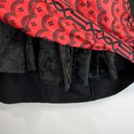 Anthropologie  Tracy Reese Wool Pea Coat  Silk Lining Bridgerton Black Photo 4