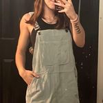 Blue Overall Dress Size M Photo 3