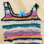 NEW Tach stripe knit dress Pink Size L Photo 4