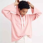 Madewell Pink Relaxed Fit Bell Sleeve Hoodie Sweatshirt US XXS Photo 0