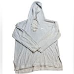 Victoria's Secret  PINK Hoodie Terry Cloth Lace Up Tunic Pullover Oversized L Photo 2
