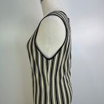 Anthropologie Simon Miller Axon Sleeveless Knit Dress Black Ivory Size M Photo 4