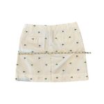 Lilly Pulitzer Cotton Skirt Size 8 White Mini Embroidered Frogs Golf Resort Photo 7
