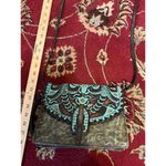 Patricia Nash  SAVINI TOOLED BOHO COWGIRL TURQUOISE LEATHER BAG PURSE Photo 1