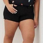 Torrid Super Soft Knits Black Heart Skull Star Bolt Short Sleeves Tee Photo 1