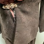 Pretty 2 piece dress. Size 14. Sheath dress with jacket. Brown Photo 11