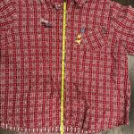 Disney Vintage Store 90’s Winnie the Pooh Embroidered Plaid Button Down, 26W/28W Photo 4