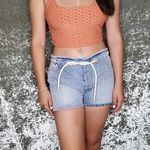 Diesel  Denim Shorts With Rope Belt Photo 0